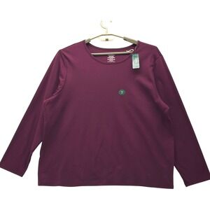 LL Bean Maroon Shirt‎ 3X